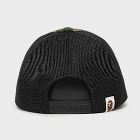 A Bathing Ape 1st Camo NYC Logo Mesh Cap green groen