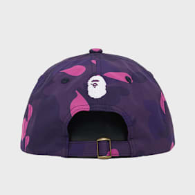 A Bathing Ape Color Camo Bape Sta Panel Cap lila