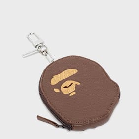 A Bathing Ape Ape Head Case Charm braun