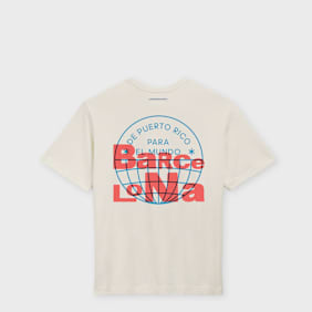 adidas Originals x Bad Bunny Barcelona Merch Tee beige