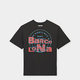 adidas Originals x Bad Bunny Barcelona Merch Tee schwarz