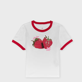 Nike   Wmns Strawberry Ringer Tee weiß