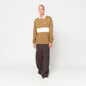 Nike Club Long Sleeve Rugby Top braun