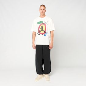 Jordan Brooklyn "Miro 85" Short-Sleeve Crew T-Shirt beige