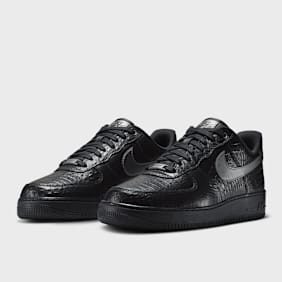 Nike Air Force 1 ´07 Low "Triple Black Croc" schwarz