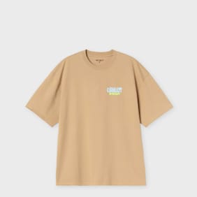 Carhartt WIP S/S Luggage Label T-Shirt braun