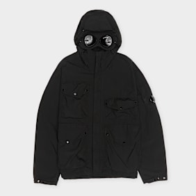 C. P. Company Nylon Goggle Jacket zwart