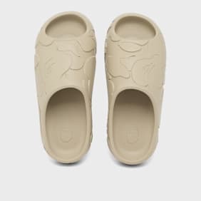 A Bathing Ape Bape Slides #1 M beige