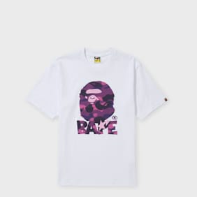 A Bathing Ape Color Camo Ape Head Relaxed Fit Tee weiß