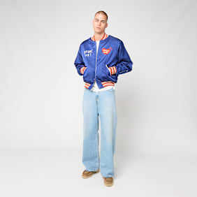 HUMAN MADE Satin Jacket blau
