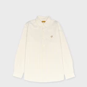 HUMAN MADE Stripe OX B.D Shirt yellow