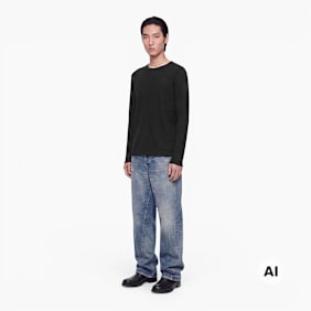 Our Legacy Elongated Longsleeve schwarz
