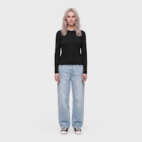 Carhartt WIP Wmns L/S Philipa T-Shirt schwarz