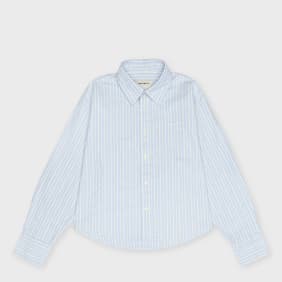Carhartt WIP Wmns L/S Kanan Shirt Cotton Oxford blauw