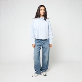 Carhartt WIP Wmns L/S Kanan Shirt Cotton Oxford blau