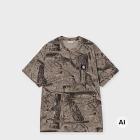 Carhartt WIP S/S Feather Tree T-Shirt camouflage
