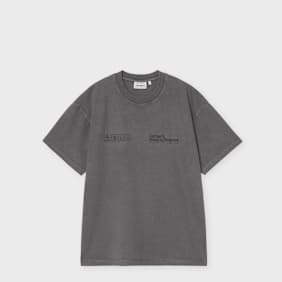 Carhartt WIP S/S Boxed T-Shirt soot garment dyed Undefinierte Farbe