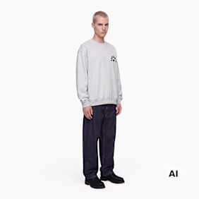 Carhartt WIP Arch Script Sweater grau