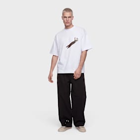 House of Errors Knitted Cat Burglar Trousers zwart