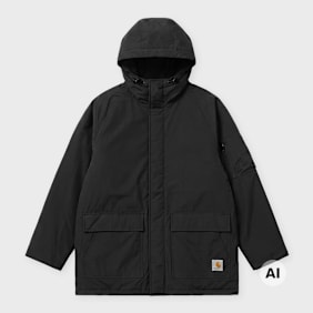 Carhartt WIP Stanwood Parka schwarz