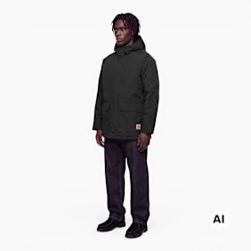 Carhartt WIP Stanwood Parka schwarz