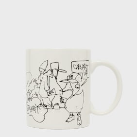 Carhartt WIP Blinkerfluid Mug Porcelain white/black Schwarz