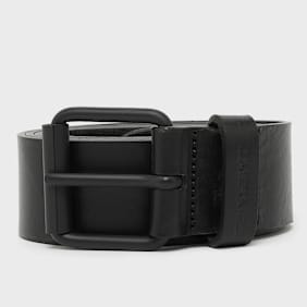 Carhartt WIP Script Belt leather schwarz