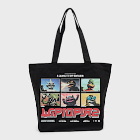 Carhartt WIP Canvas Graphic Tote Bag black