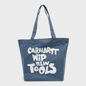 Carhartt WIP Canvas Graphic Tote Bag blue