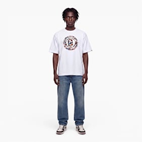 A Bathing Ape Hybrid Camo Busy Works Relaxed Fit Tee weiß