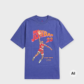 Jordan Brooklyn Graphic T-Shirt Lila
