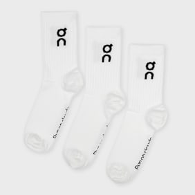 On Logo Sock High 3P wit