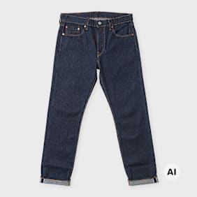 Levi's Red Tab 502 Taper Fit blau