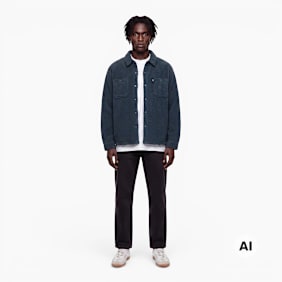 Levi's Red Tab Sherpa Soft Worker blau