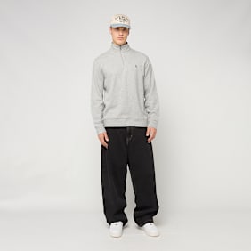 Polo Ralph Lauren Luxury Jersey Quarter Zip Pullover grey