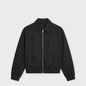 AMI PARIS Ami De Coeur Padded Zipped Jacket black