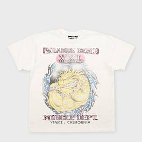 Hellstar Muscle Beach T-Shirt Beige