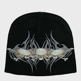 HELLSTAR Tribal Skullz 2 Beanie black