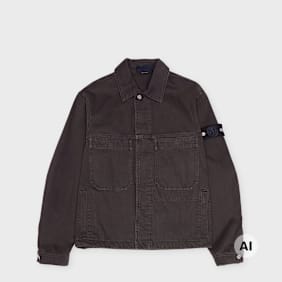 Stone Island Biker Jacket Red