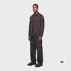 Stone Island Biker Jacket Red