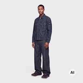 Stone Island Biker Jacket blue rinse Undefinierte Farbe