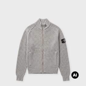 Stone Island Cardigan grau