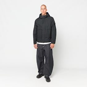 Stone Island Short Parka blau