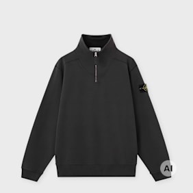 Stone Island Longsleeve Polo black