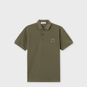Stone Island Shortsleeve Polo groen