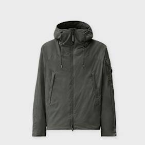 C. P. Company Pro-Tek Primaloft Silver Hooded Jacket Schwarz