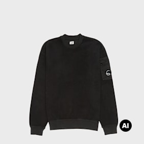 C. P. Company Sweatshirt Crewneck schwarz