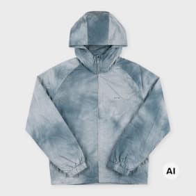 Arte Antwerp Faded Rain Jacket blue