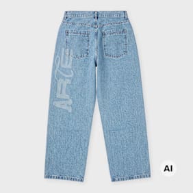 Arte Antwerp Bleached Energy Pants blau