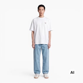 Arte Antwerp Bleached Energy Pants blau